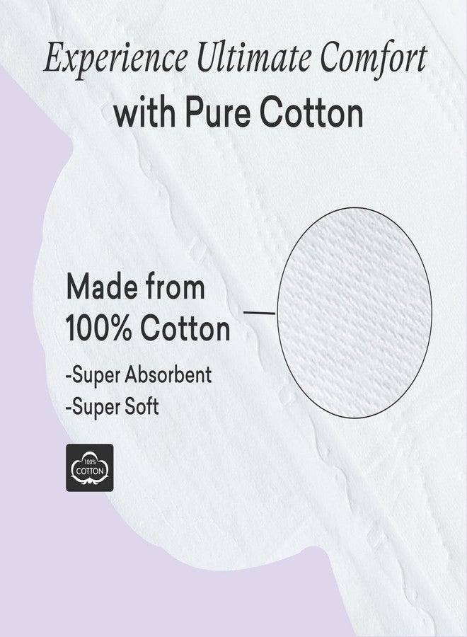 PurComfy Teens Period Pads with Wings for Tweens, Organic Cotton Sanitary Pads for Teen Girls 9-14, Teen Regular, 18 CT - Image 3